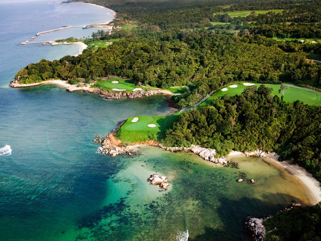 Ria Golf Bintan - Aerial view Ocean Course