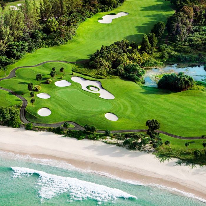 Ria Golf Bintan - Aerialview Ocean Course hole