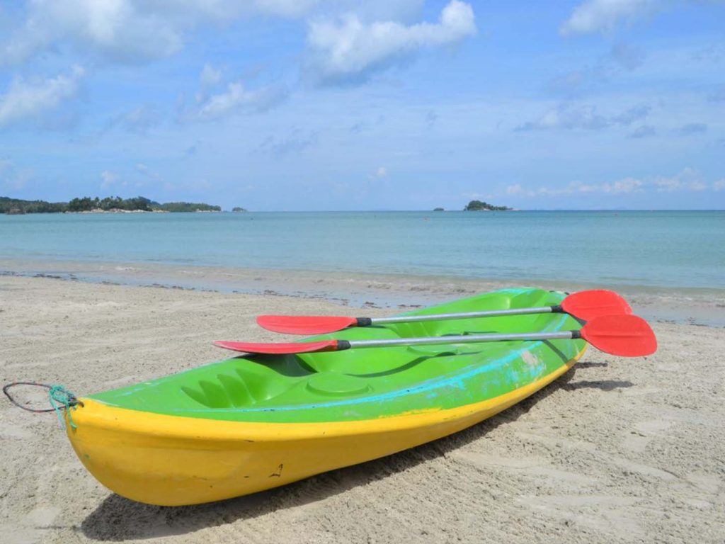 Kayak at Lagoi Beach Bintan