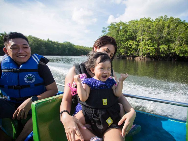 Family tour at Bintan Mangrove