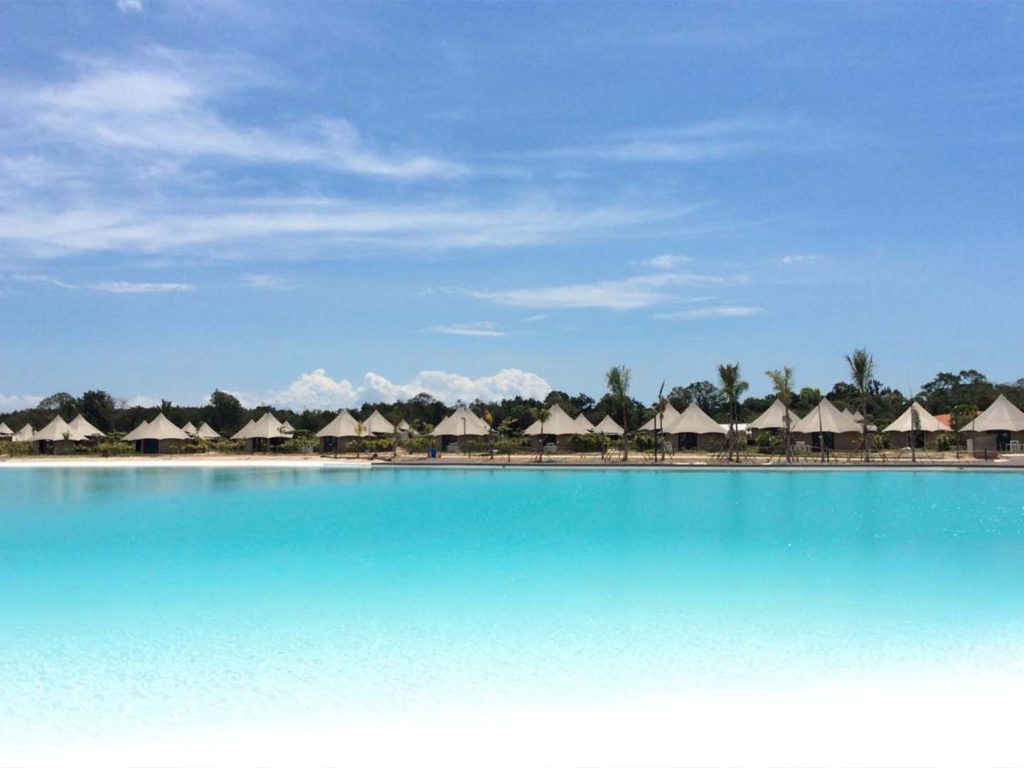 Crystal Lagoon - kolam renang terbesar di Asia Tenggara