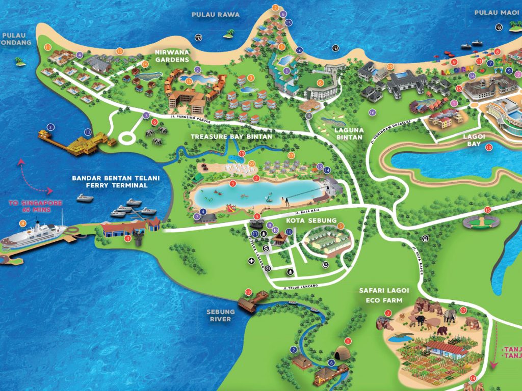 Bintan Island Maps - 2022