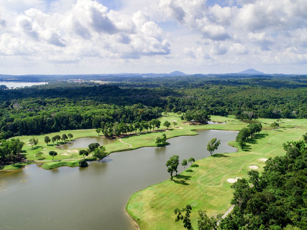 Laguna Bintan Golf Course - drone view