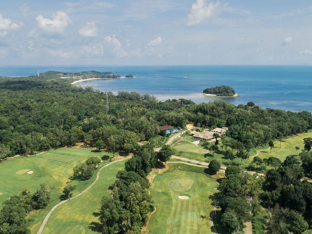 Laguna Golf Bintan - aerial view