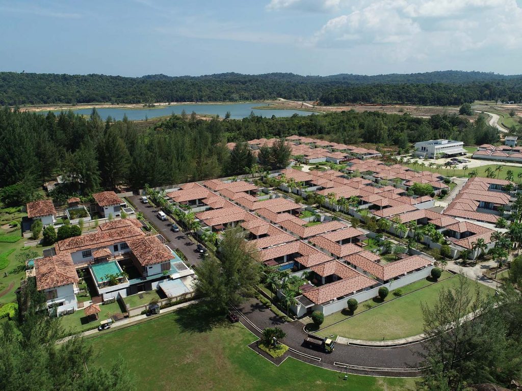 Pantai Indah Lagoi Bintan - Aerial View