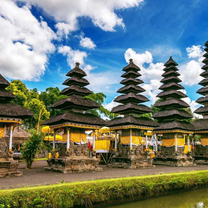 Preparing NYepi Day at Pura Taman Ayun Bali