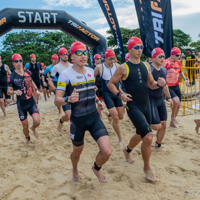 Bintan Triathlon 2023 - Start swimming