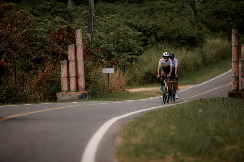 Cycling in Bintan West Coast Ride Outside Front View