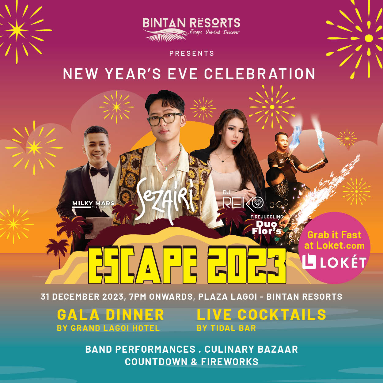 NYE Escape 2023 - Sidebar Promotion