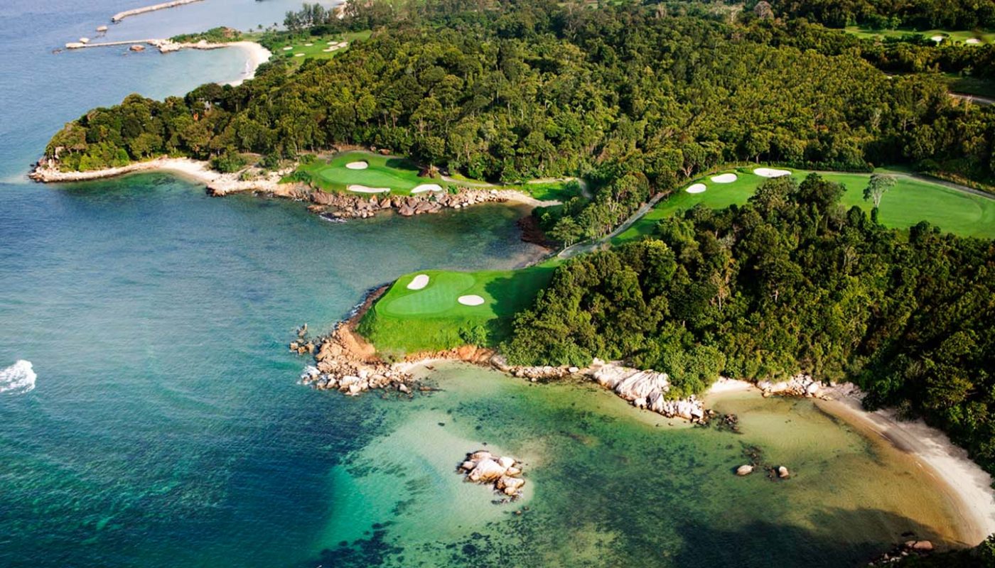 Ria Golf Bintan - Aerial view Ocean Course
